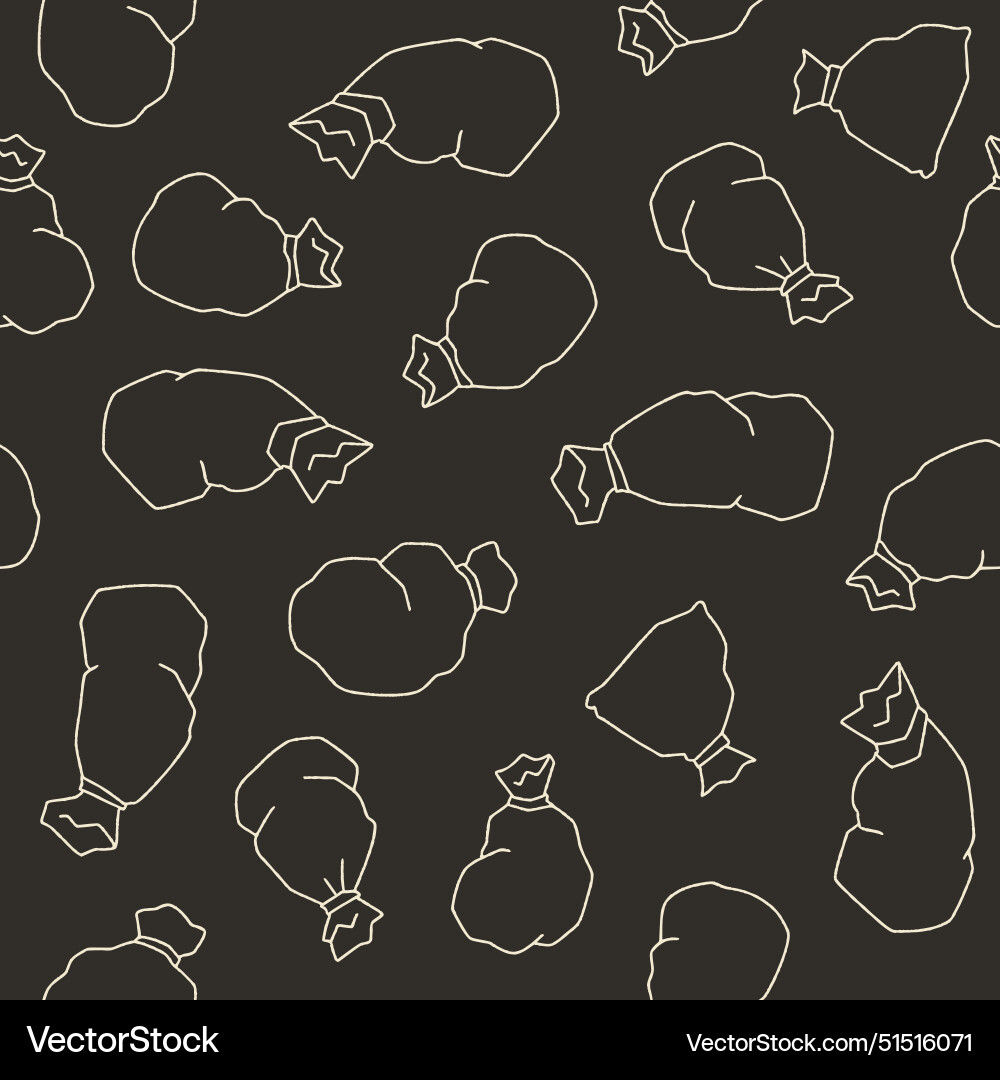 Outline bunch of trash seamless pattern design Outline bunch of trash seamless pattern design vector image