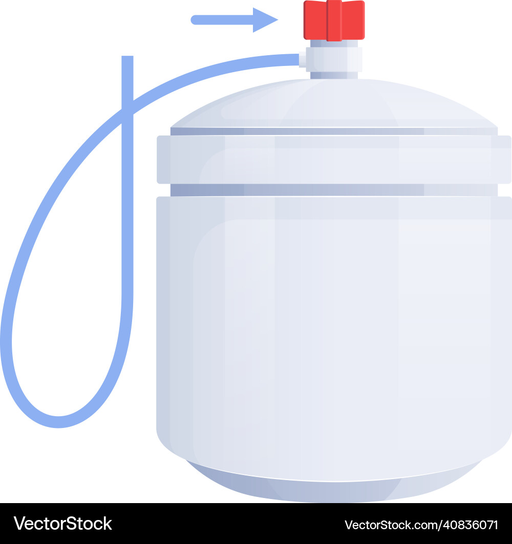 Water boiler filter composition vector image