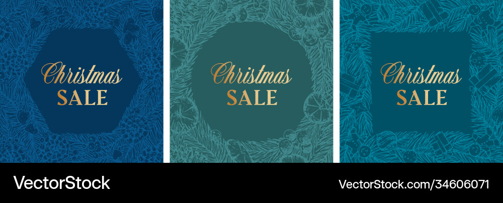 Weihnachtsverkauf Discount Hand gezeichnete Skizze Pine Weihnachtsverkauf Discount Hand gezeichnete Skizze Pine vektorbild