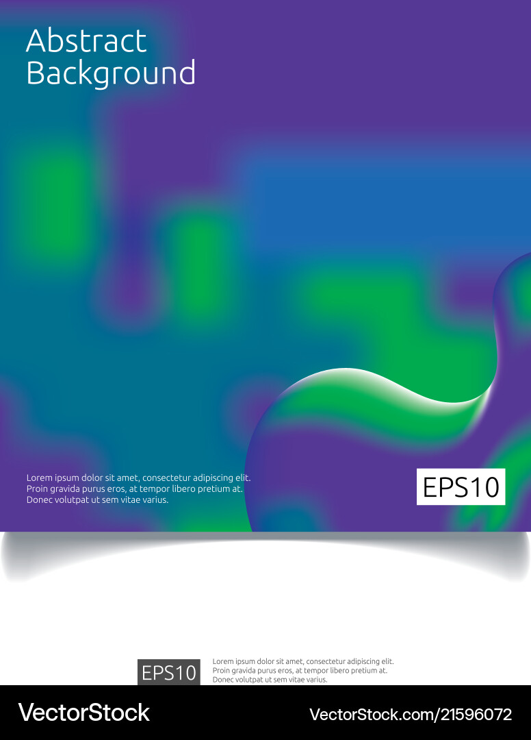 Abstract 3d fluid flow color graphic background vector image