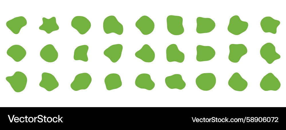 Organic Blob Shapes - Colorful & Abstract Vector Image