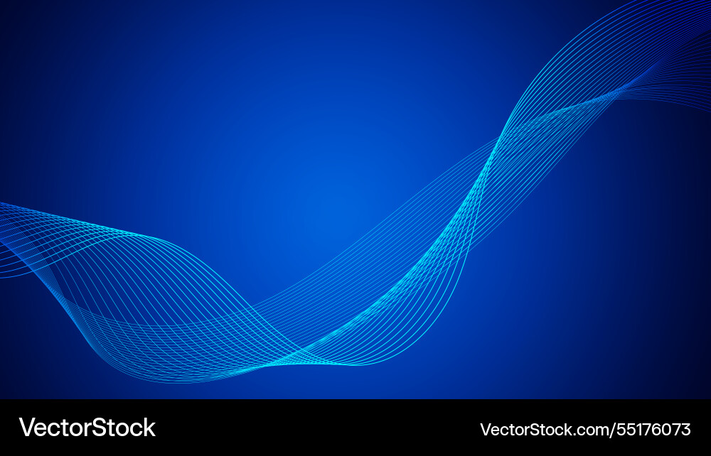 Geometric curved lines in gradient forming Geometric curved lines in gradient forming Vector Image