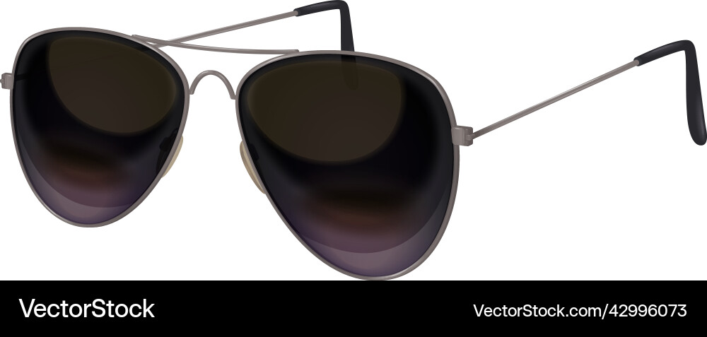 Luxury sunglasses realistic composition Luxury sunglasses realistic composition vector image