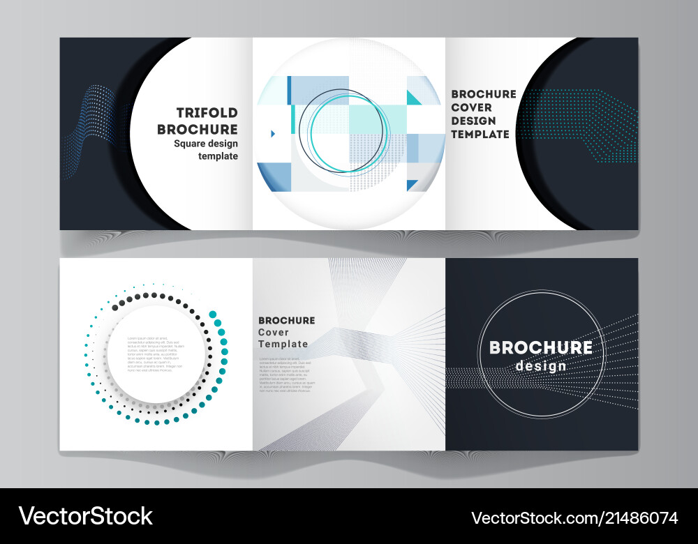 Minimal editable layout of two square Minimal editable layout of two square vector image