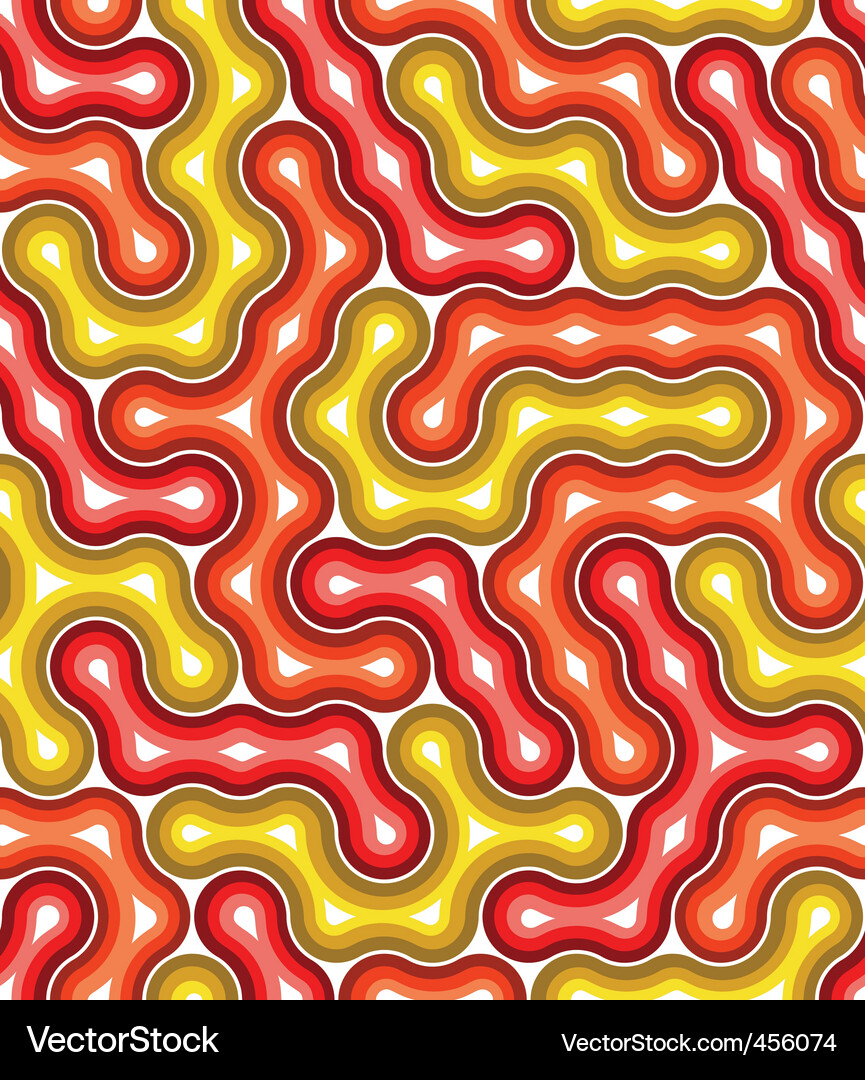 Seamless 3d swirl pattern Vector Image
