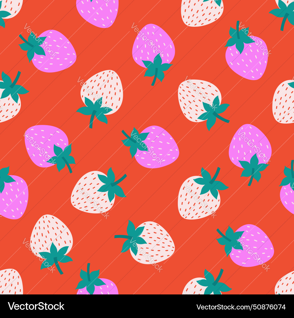Simple seamless pattern with white and pink Simple seamless pattern with white and pink vector image