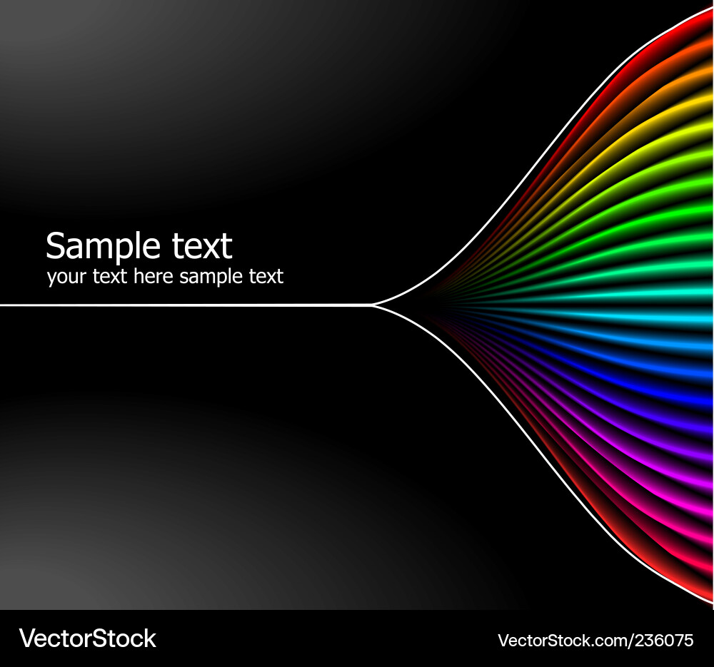 Chromatic Spectrum Background vector image