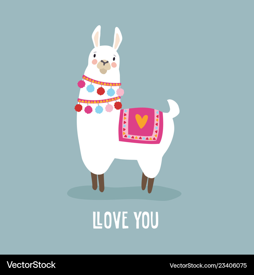 Cute birthday or valentines day greeting card Cute birthday or valentines day greeting card vector image