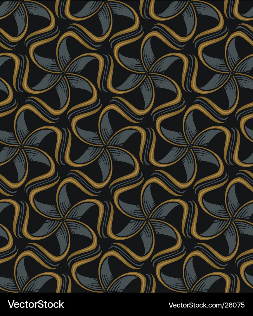 Floral Abstract Pattern Vector Image