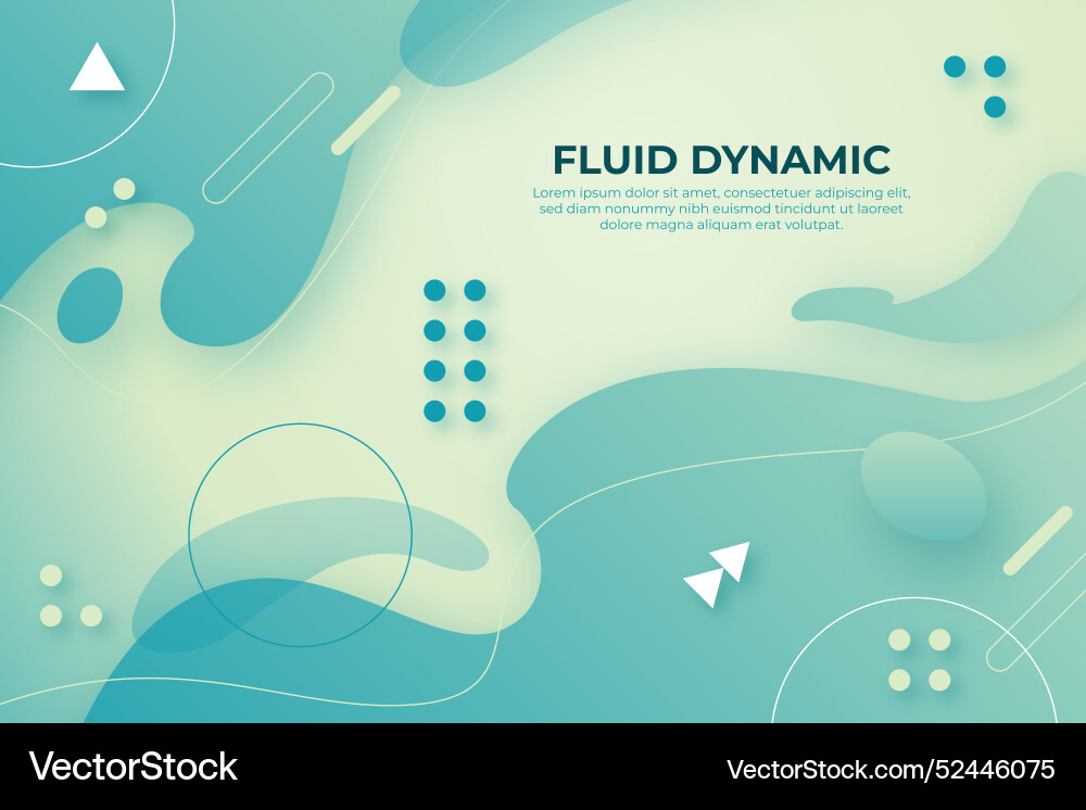 Gradient liquid abstract background vector image