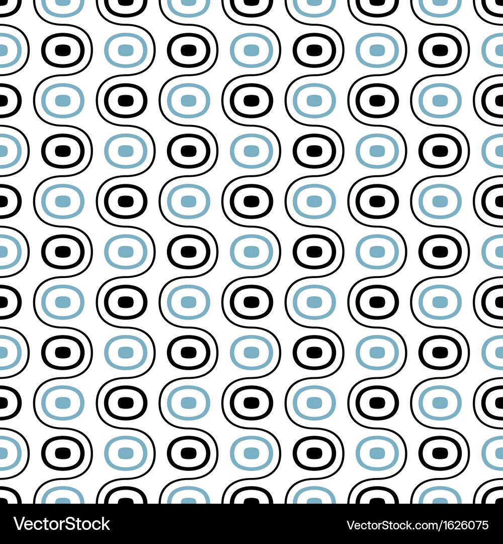 Retro Circle Pattern Vector Image