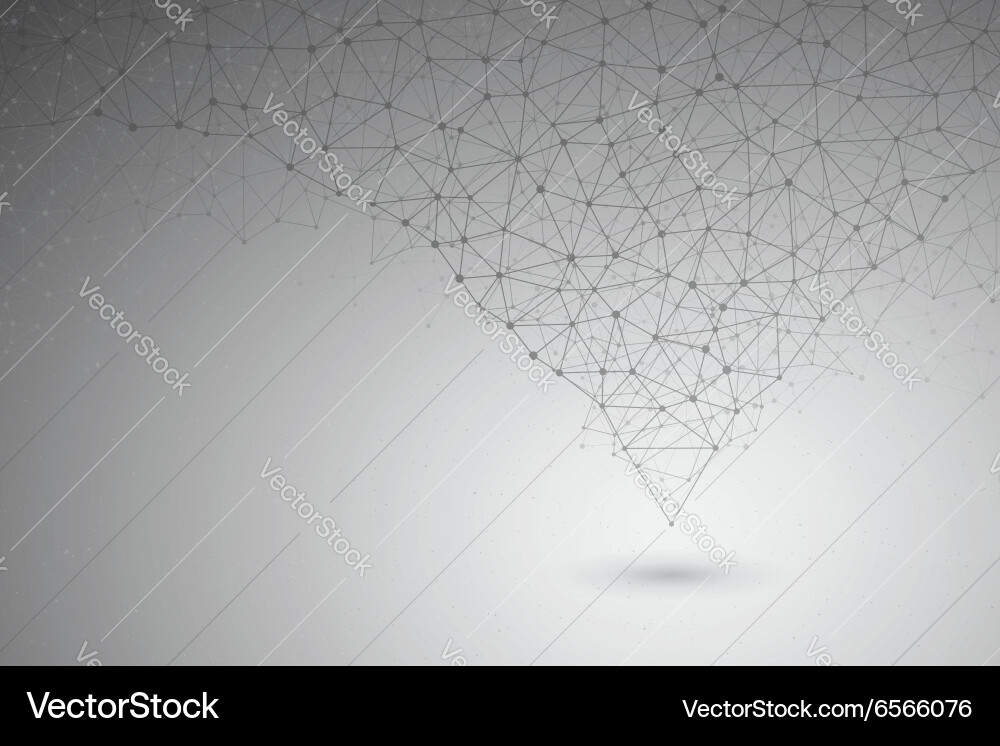 Abstract Network Background vector image