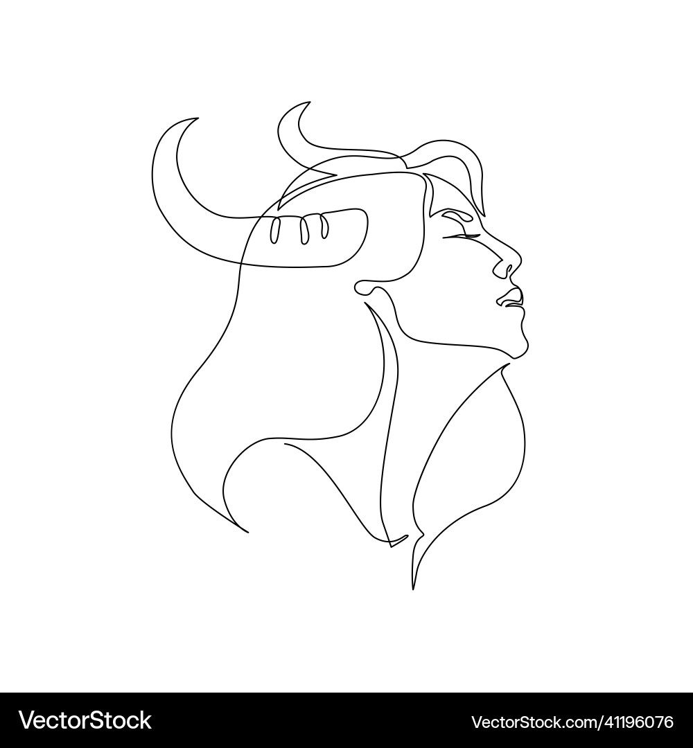 Capricorn woman astrological sign beautiful girl Capricorn woman astrological sign beautiful girl vector image