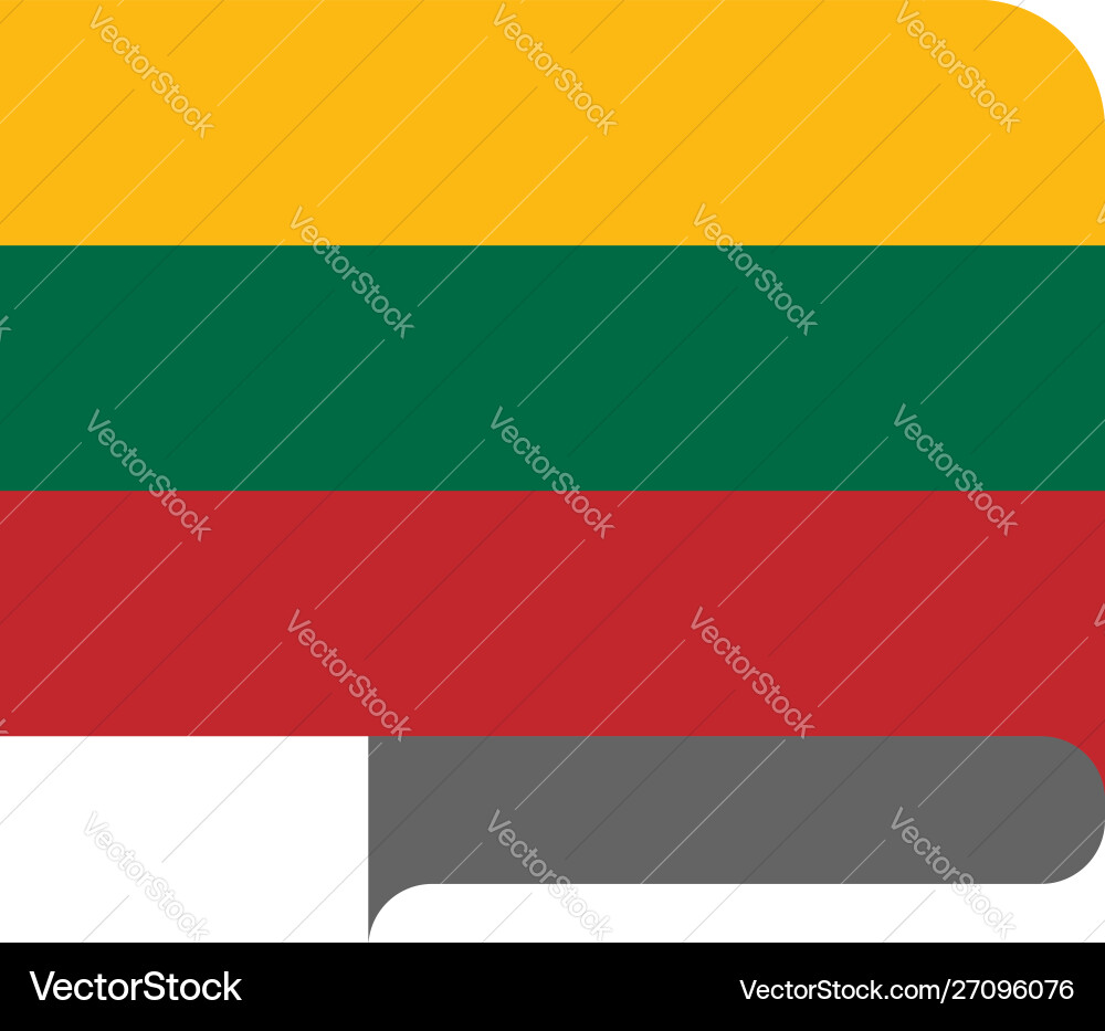 Flag horizontal shape pointer for world map Flag horizontal shape pointer for world map Vector Image