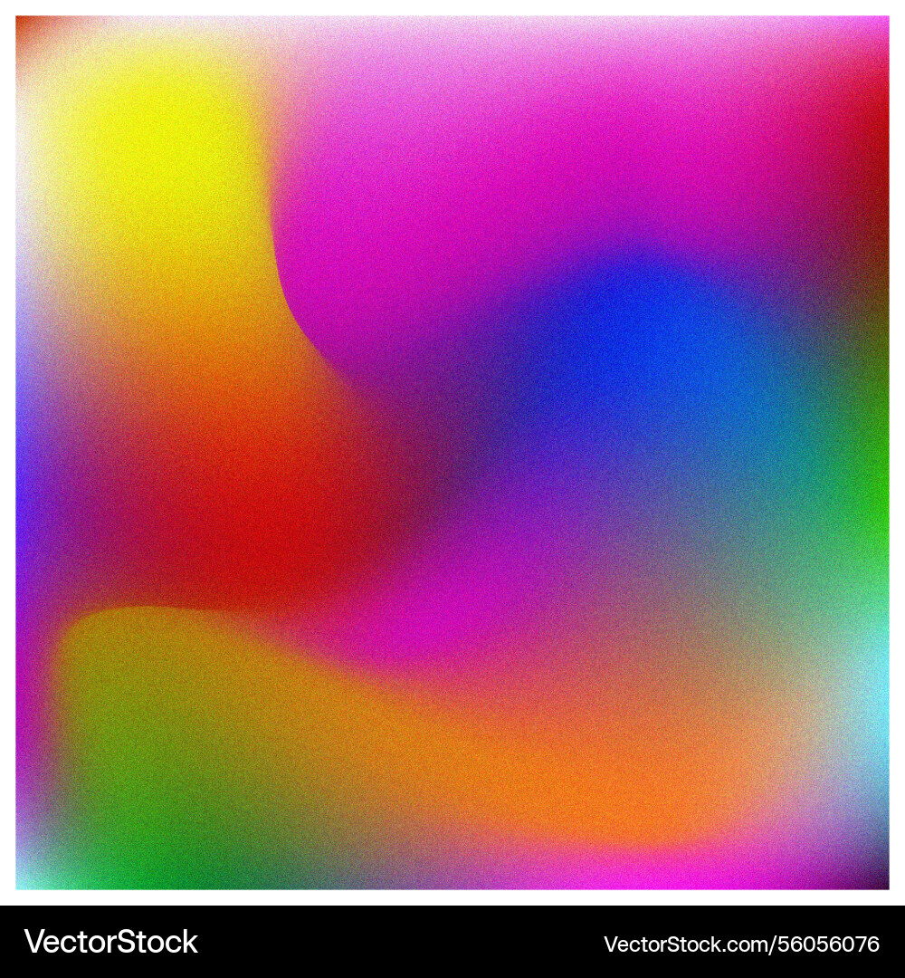 Grainy color gradient abstract background vector image