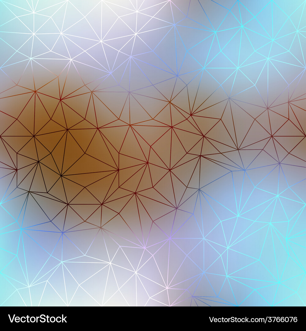 Trianlges pattern on blur background Vector Image