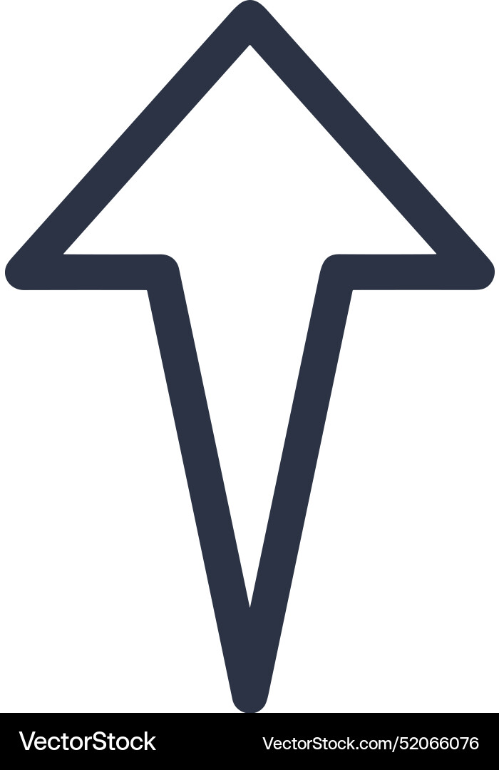 Upload outline icon symbol image Vector Image