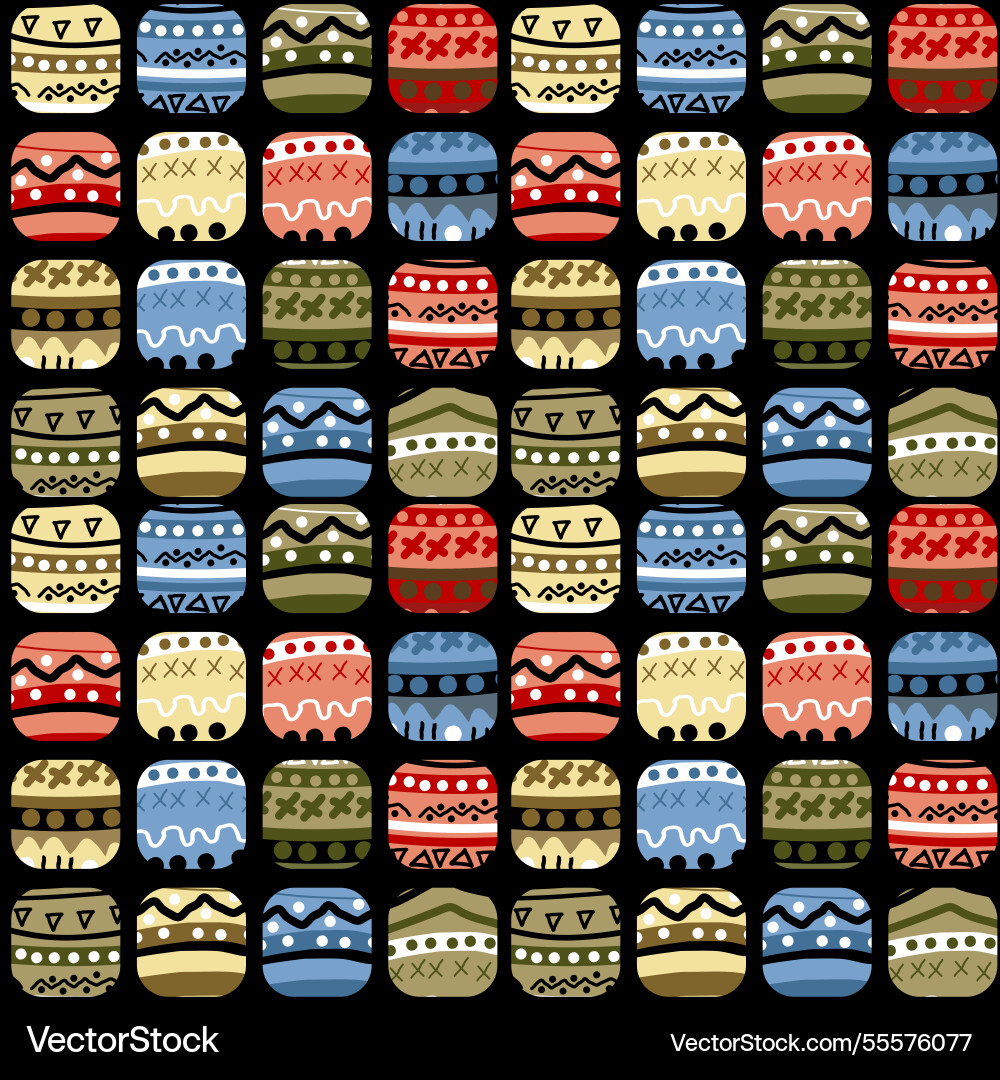 Geometric seamless pattern with squares Geometric seamless pattern with squares vector image
