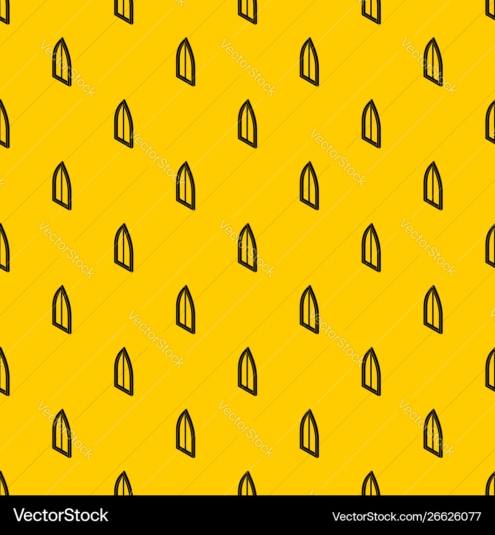 Sharp corner window frame pattern vector image