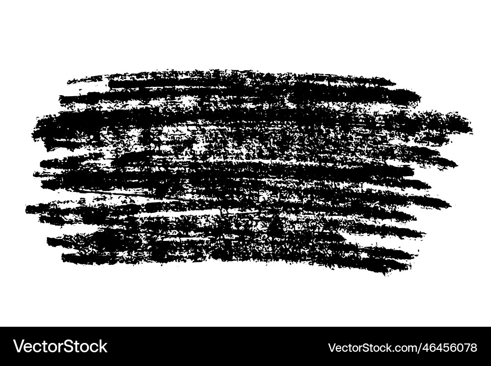 Black brush strokes isolated on white Black brush strokes isolated on white vector image