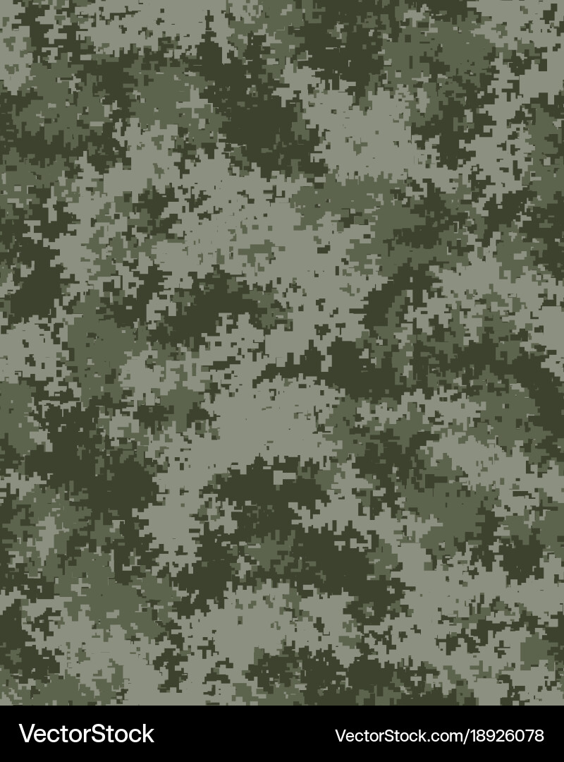 Digital Camouflage Pattern Vector Image