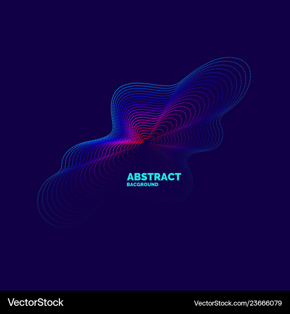 Abstract background with dynamic waves Abstract background with dynamic waves Vector Image