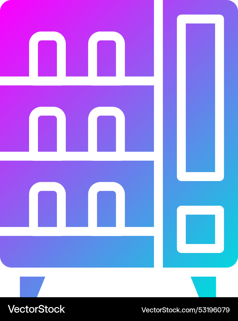 Vending machine icon design Royalty Free Vector Image