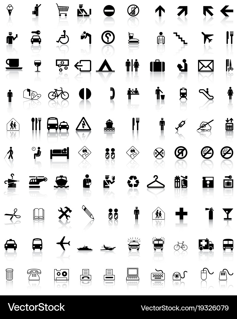 Web Icons Set - Digital & Business vector image