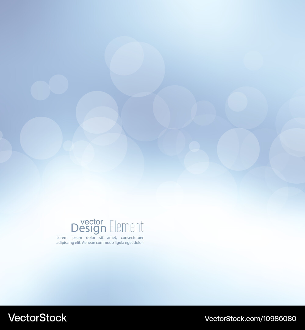 Abstract background with bokeh vector image