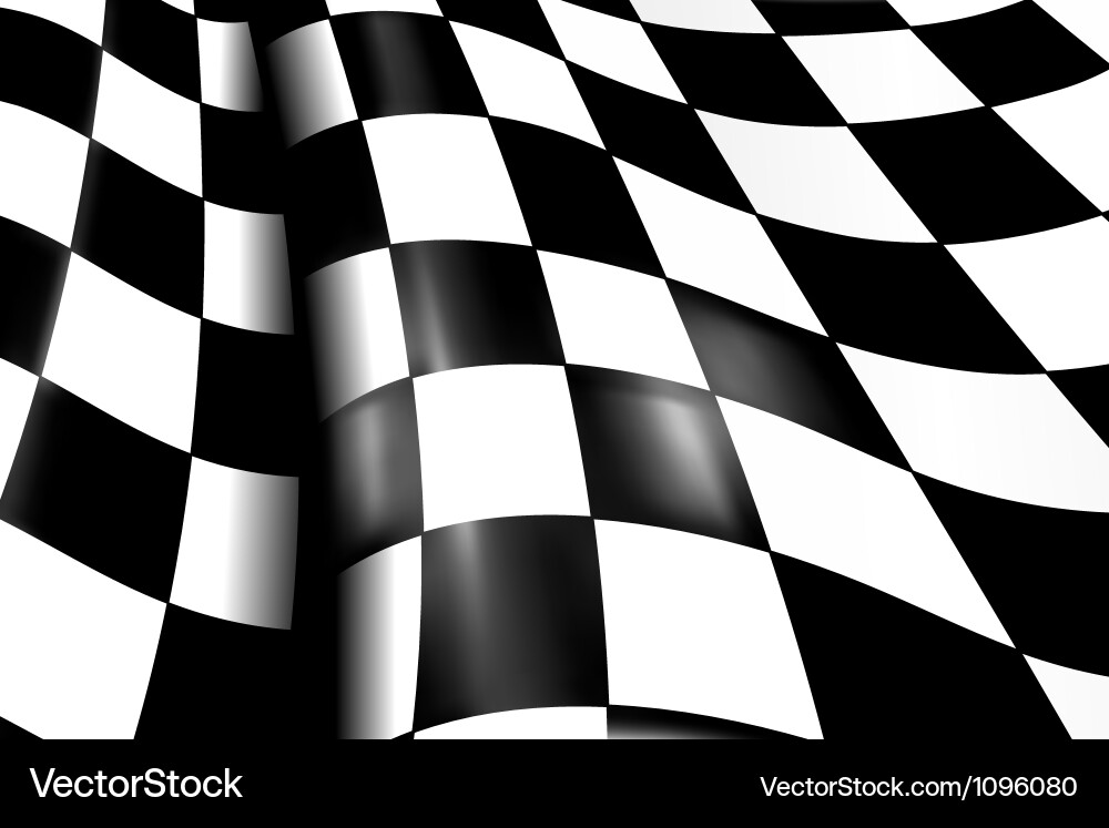 Dynamic Checkered Background vector image