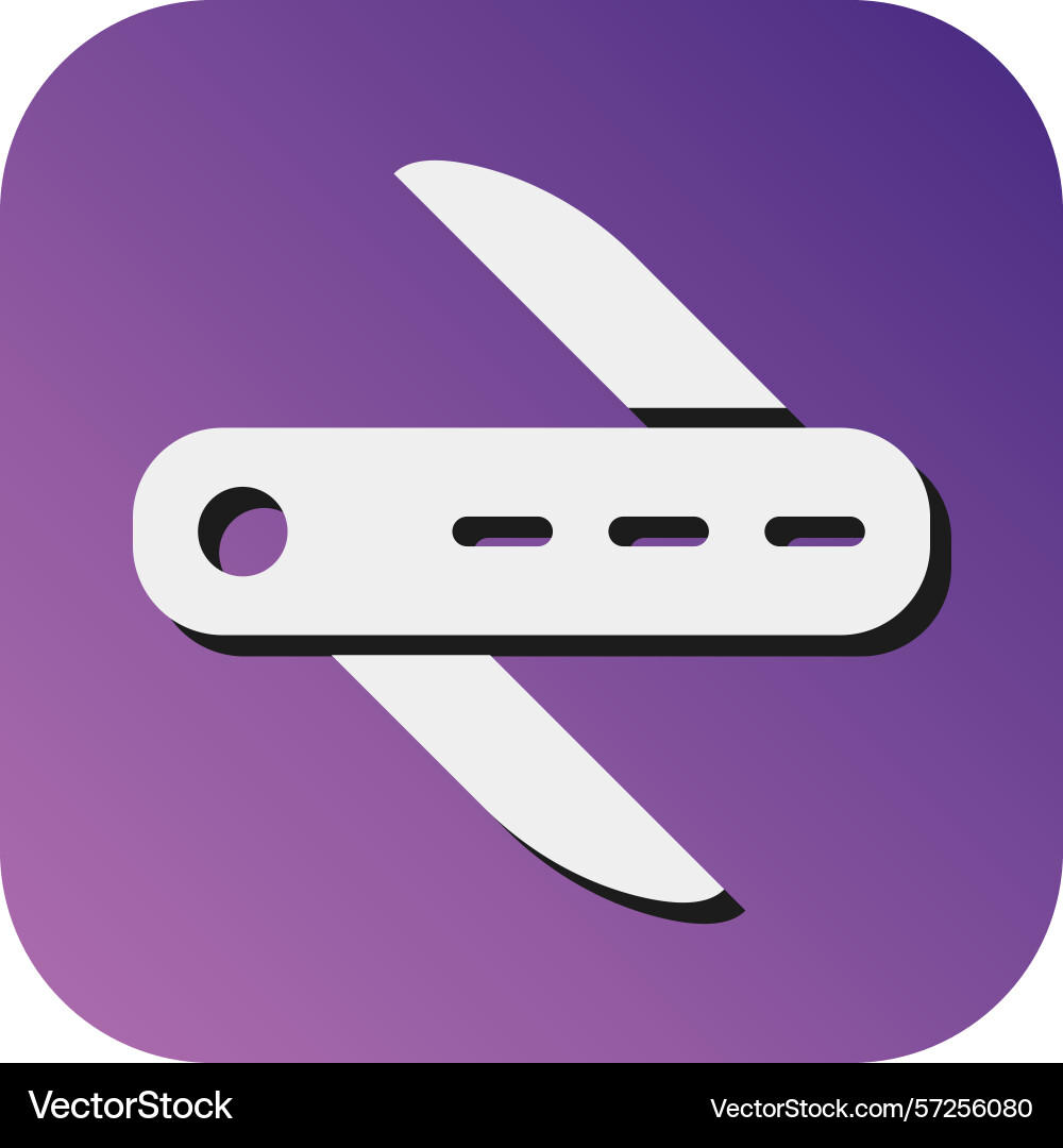 Multi tool glyph gradient background icon Vector Image