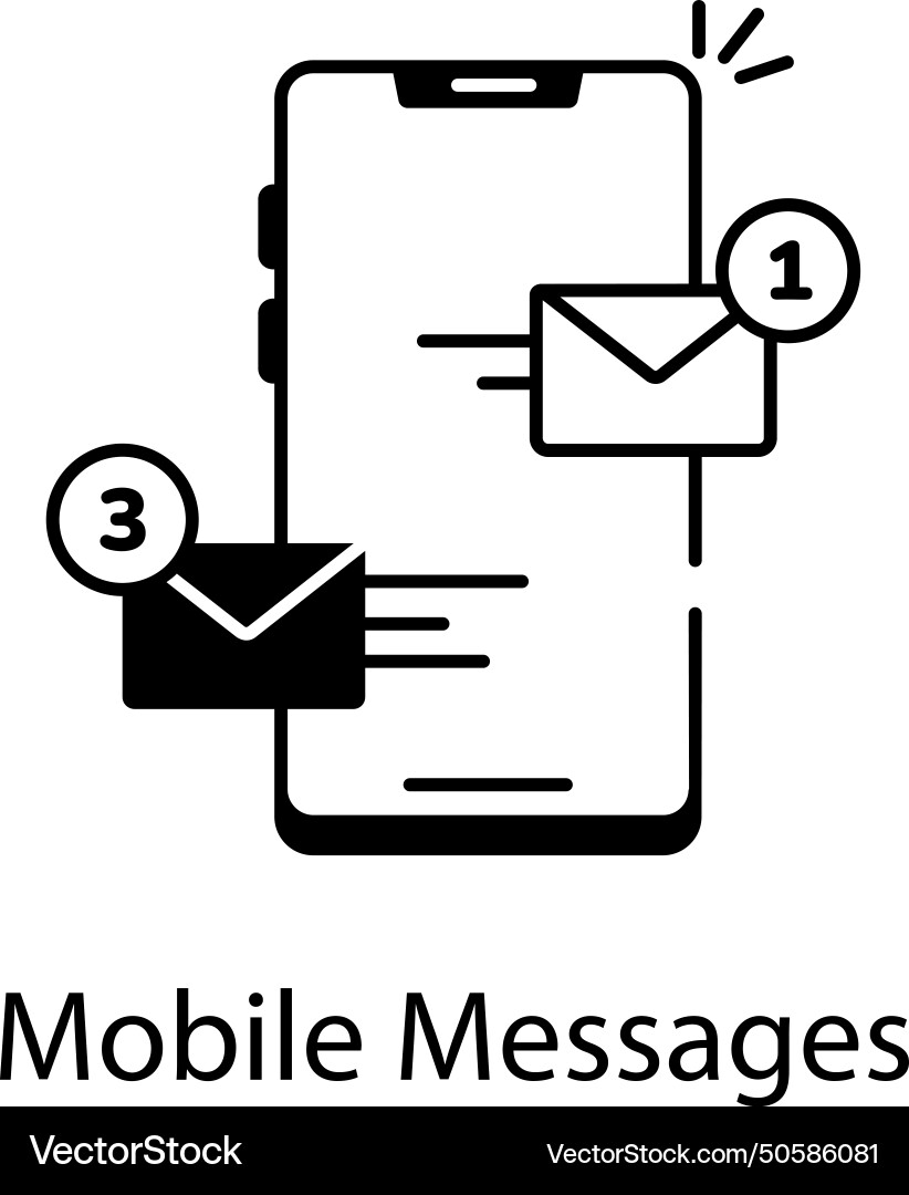 Data networking linear icon vector image