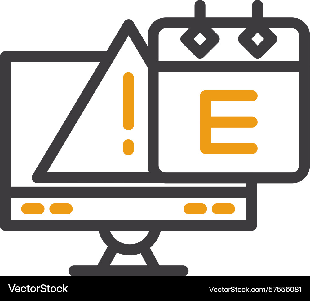 Exploit two color icon Vector Image