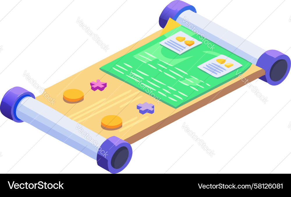 Mobile Interface Scroll Vector Image