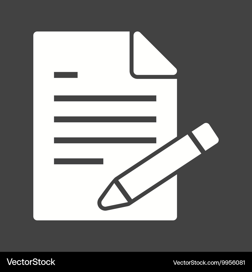 Write report Vector Image