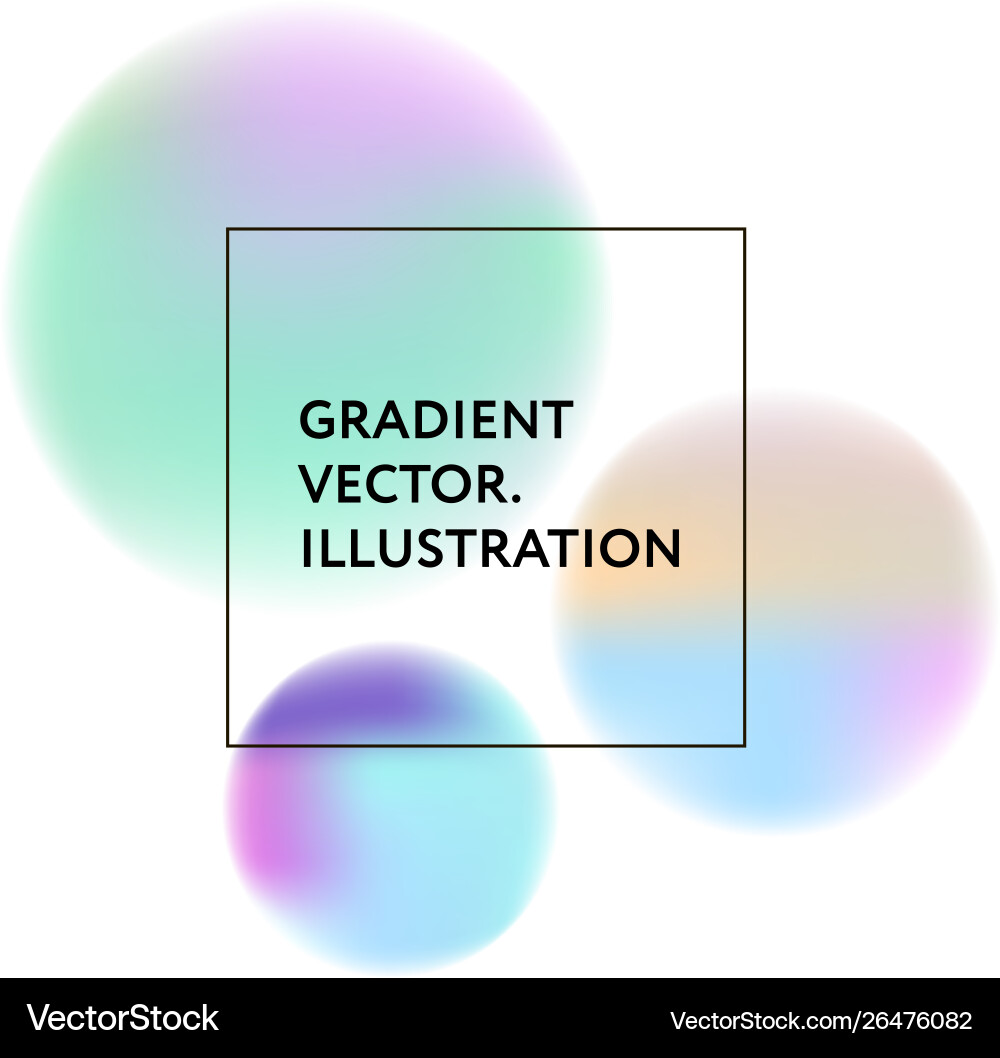 Gradient colorful style neone shapes fluid Gradient colorful style neone shapes fluid vector image