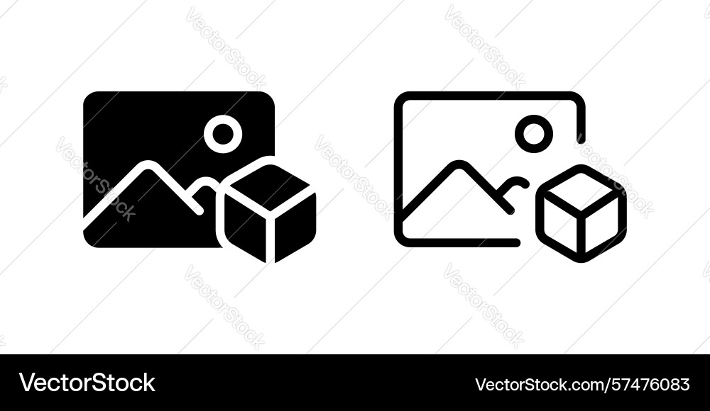 A minimalist blockchain icon set featuring wallet Vector Image