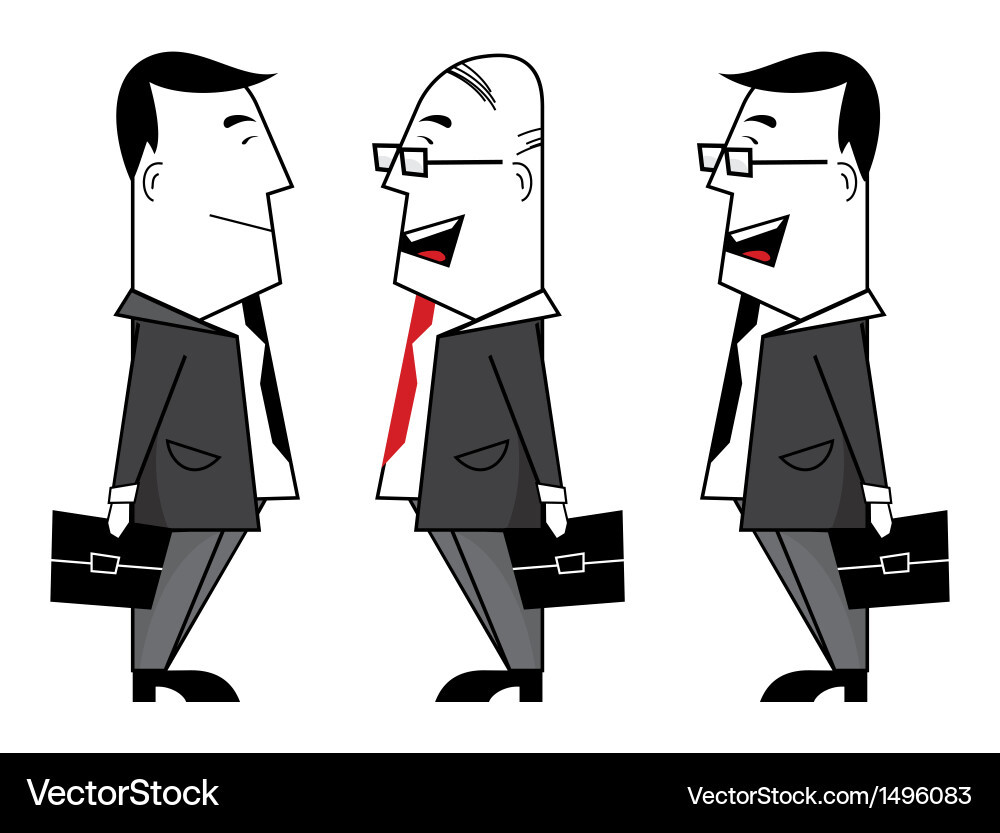 Businessmen Royalty Free Vector Image - VectorStock