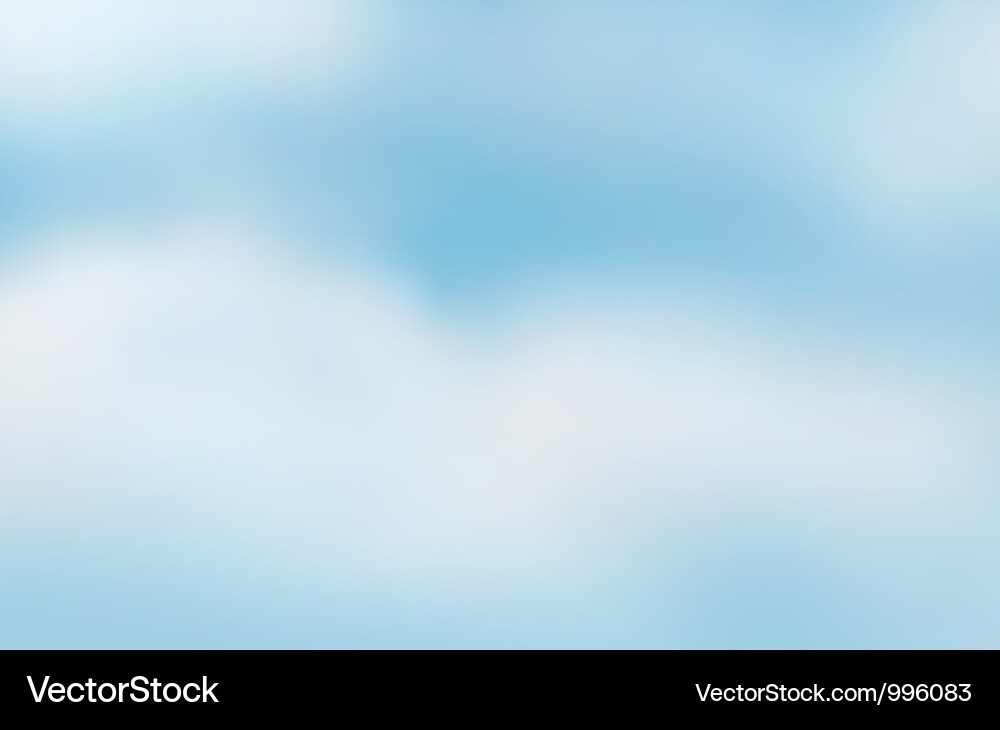 Cloudy sky Royalty Free Vector Image - VectorStock