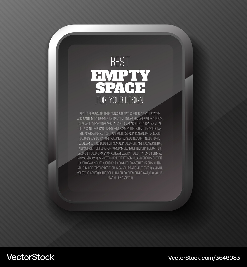Empty frame concept Vector Image