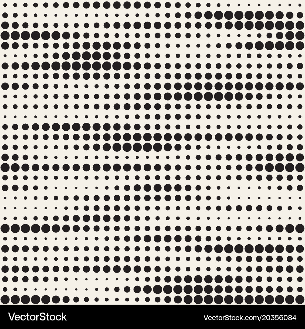 Halftone Circle Grid Pattern vector image