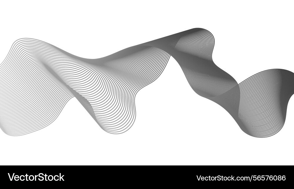 Abstract backdrop with grey wave gradient lines Abstract backdrop with grey wave gradient lines Vector Image
