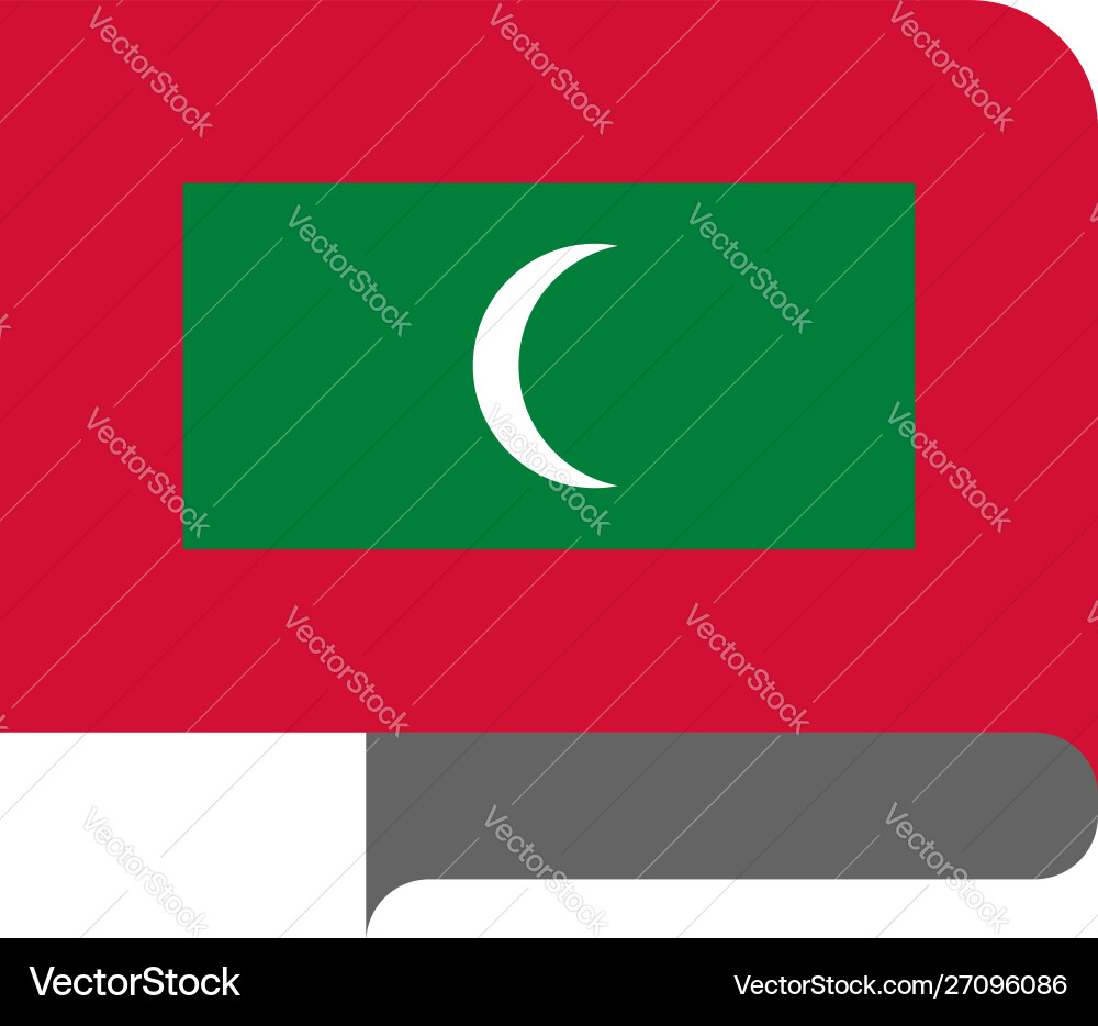 Flag horizontal shape pointer for world map Flag horizontal shape pointer for world map vector image