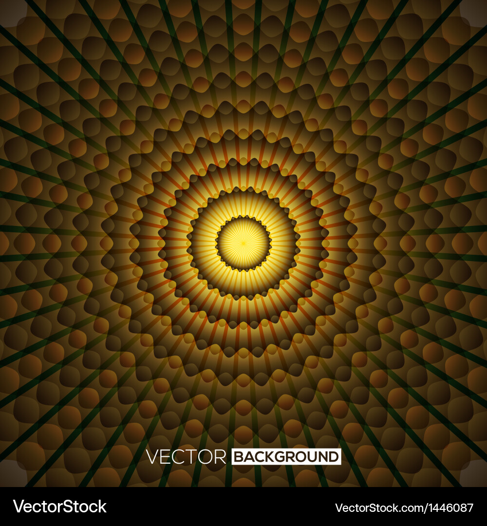 Abstract Circular Swirl Background Vector Image