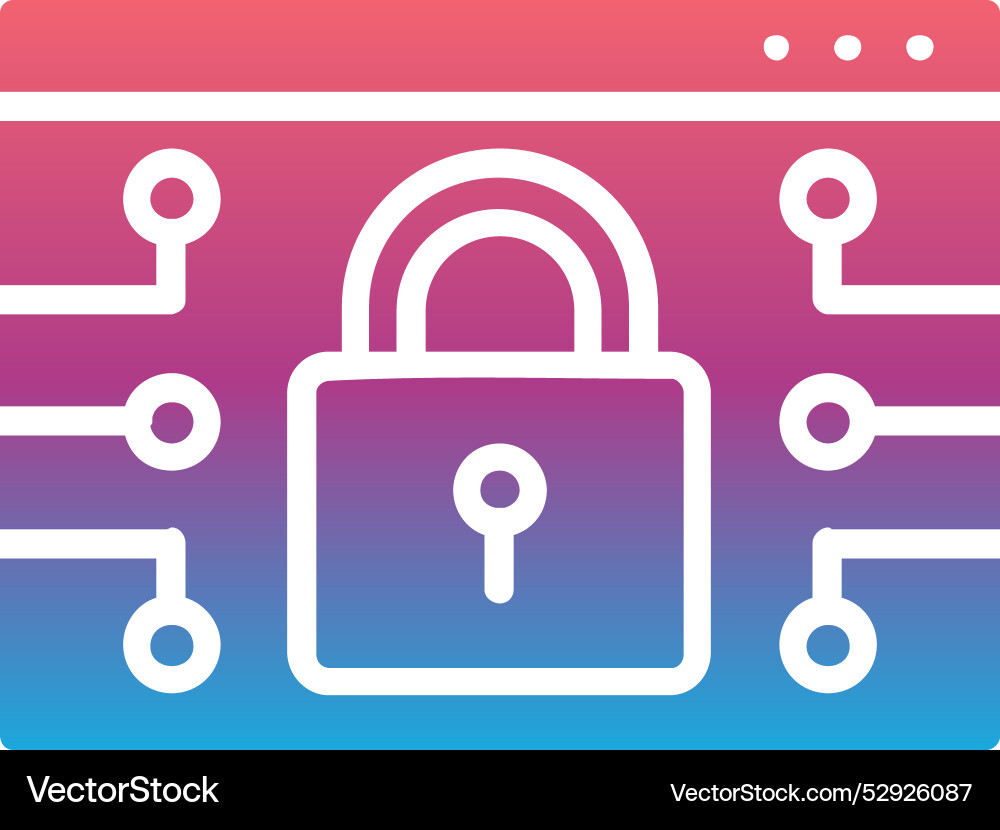 Browser icon design vector image