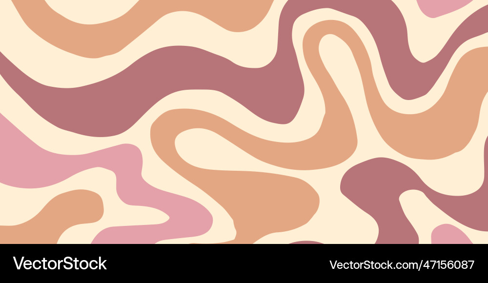 Cool trendy groovy pattern abstract geometric Vector Image