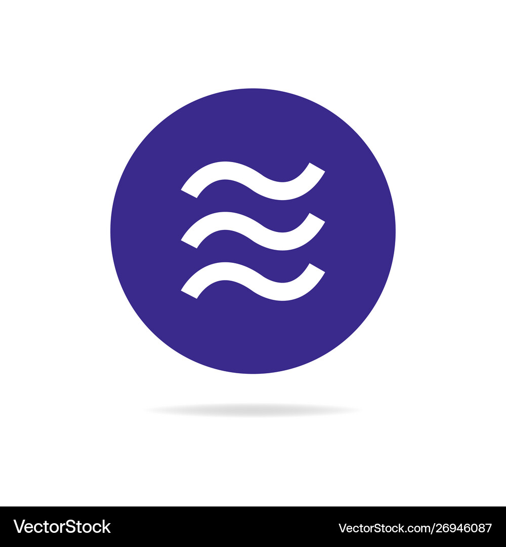 Libra coin icon crypto currency – Royalty-Free Vector | VectorStock
