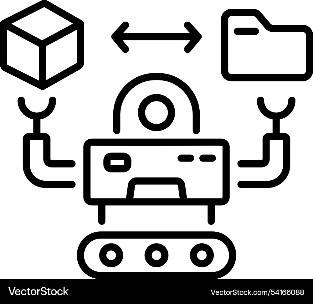 Data parsing vector image