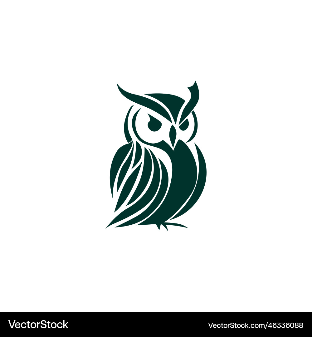 Owl Vector Logo Owl Logo Template Vector Icon Illustration Design Owl