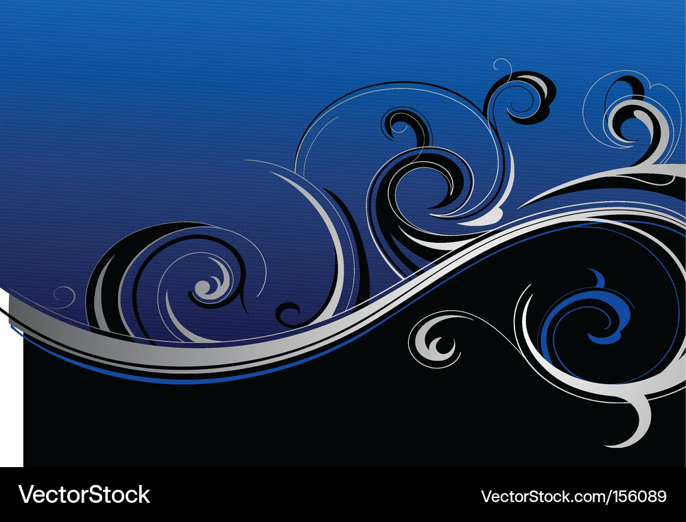 Abstract Swirls Background Vector Image